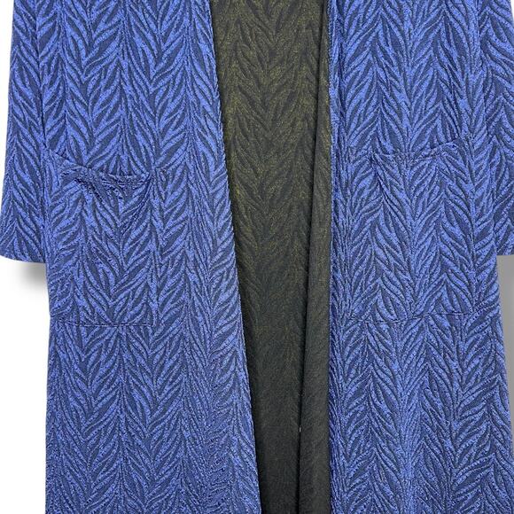 NWT LuLaRoe Blue Sarah Duster Cardigan Small - Picture 2 of 8
